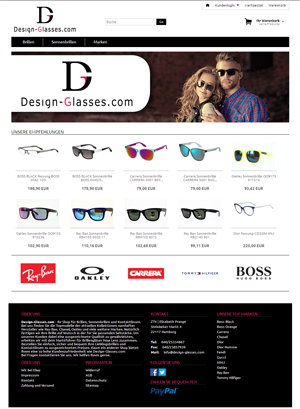 Bild der Referenz: Onlineshop Design-Glasses