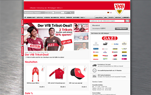 Bild der Referenz: VfB Stuttgart - Onlineshop 2011/2012